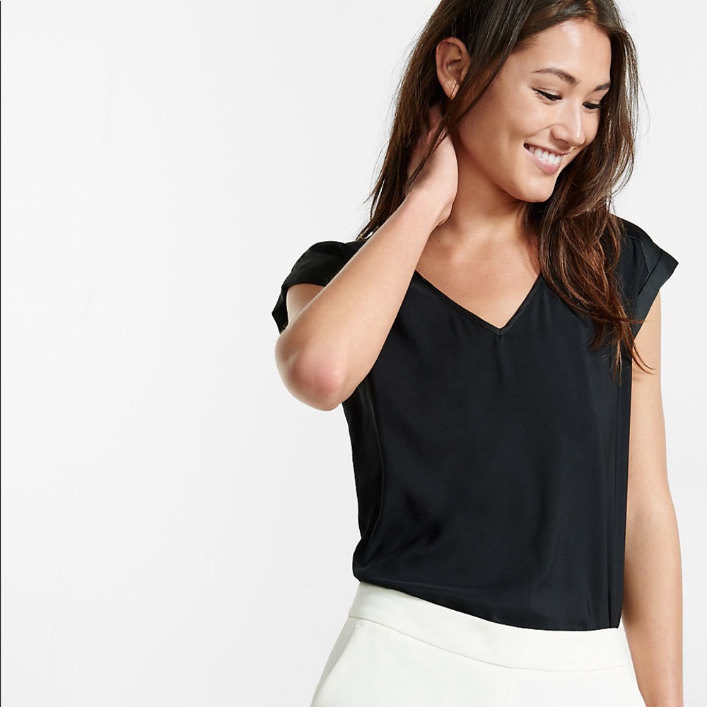 Express black v neck gramercy shirt